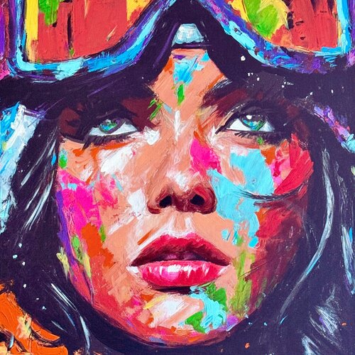 CRAZY DAY IN THE MOUNTAINS by Claudia Sauter, Painting for Sale on Select