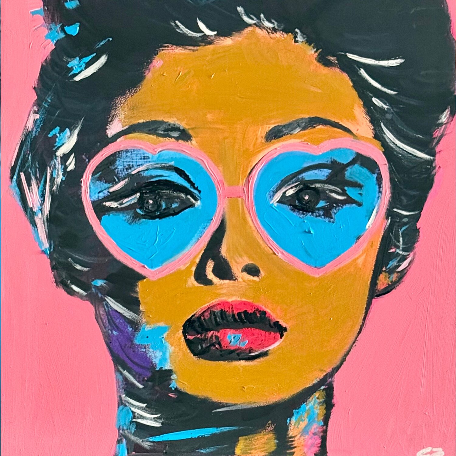 ASIAN BEAUTY Claudia Sauter Original painting for sale