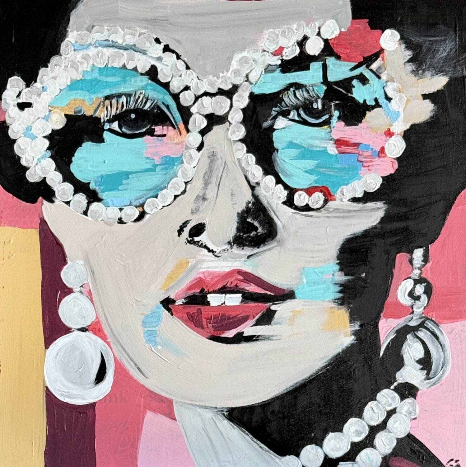 PEARL VIBRANT Claudia Sauter Original painting for sale