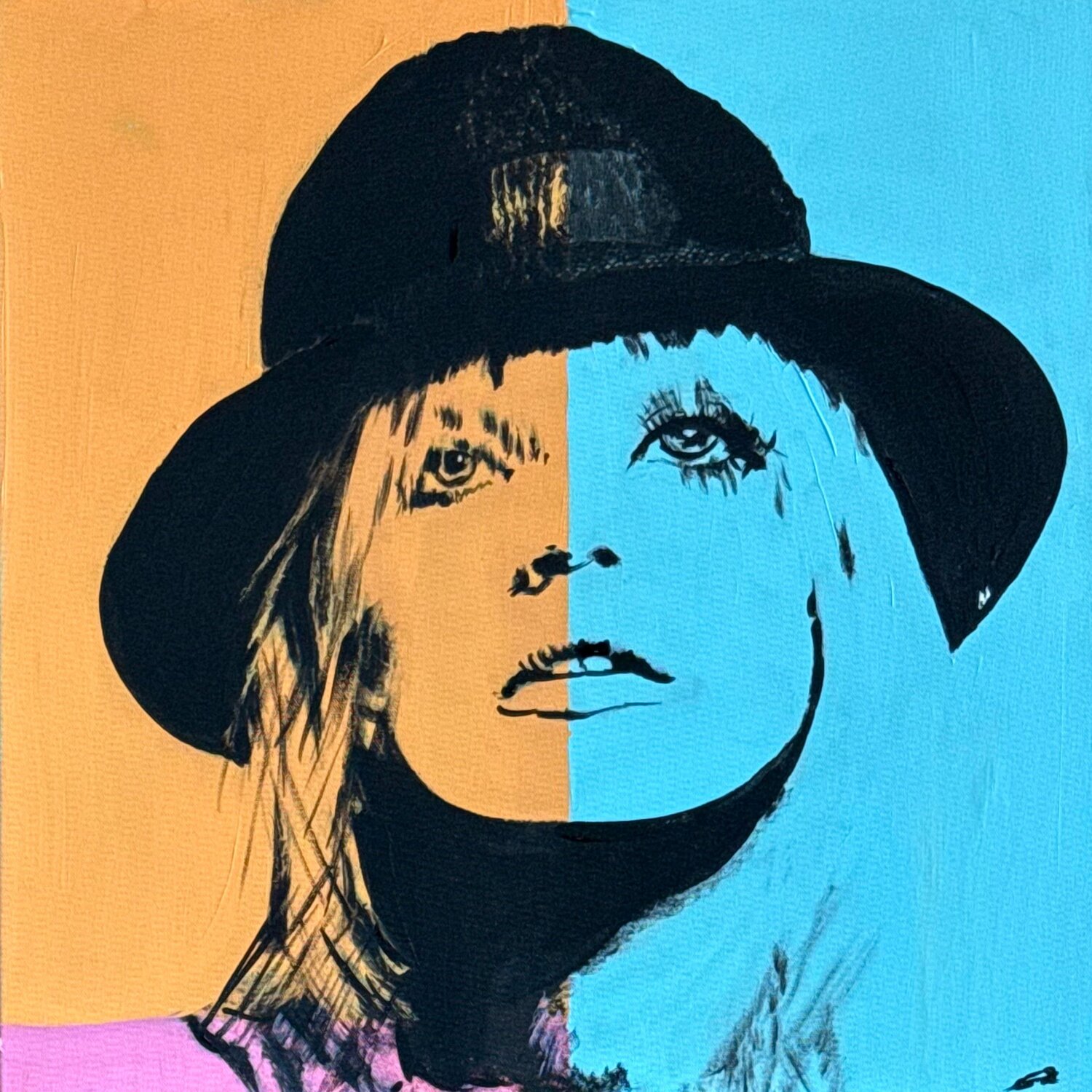 THE CALI MUSE Claudia Sauter Original painting for sale