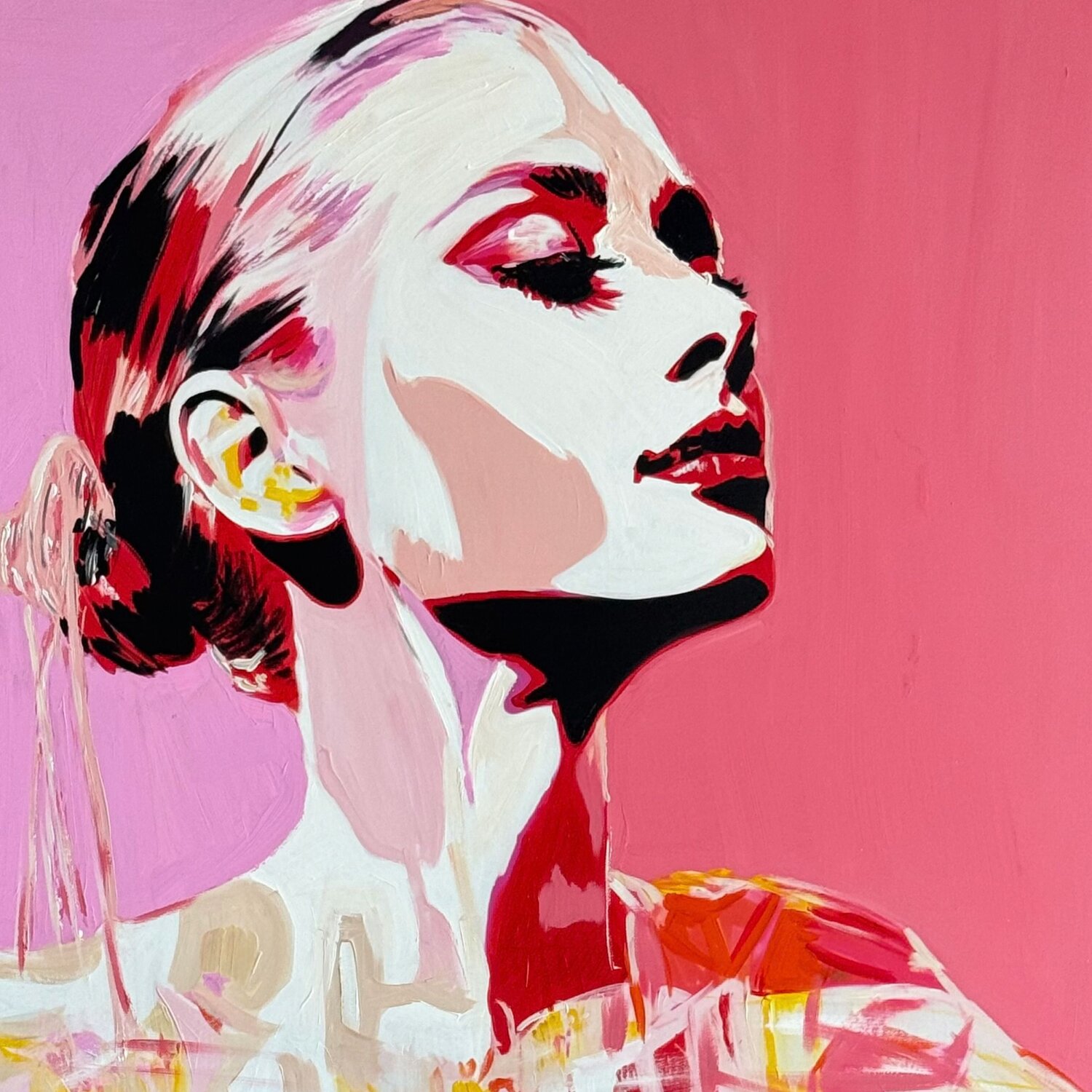 IN STYLE 80 Claudia Sauter Original painting for sale