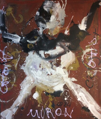 Swordsman by Aliaksandr Falei, Painting for Sale on Select
