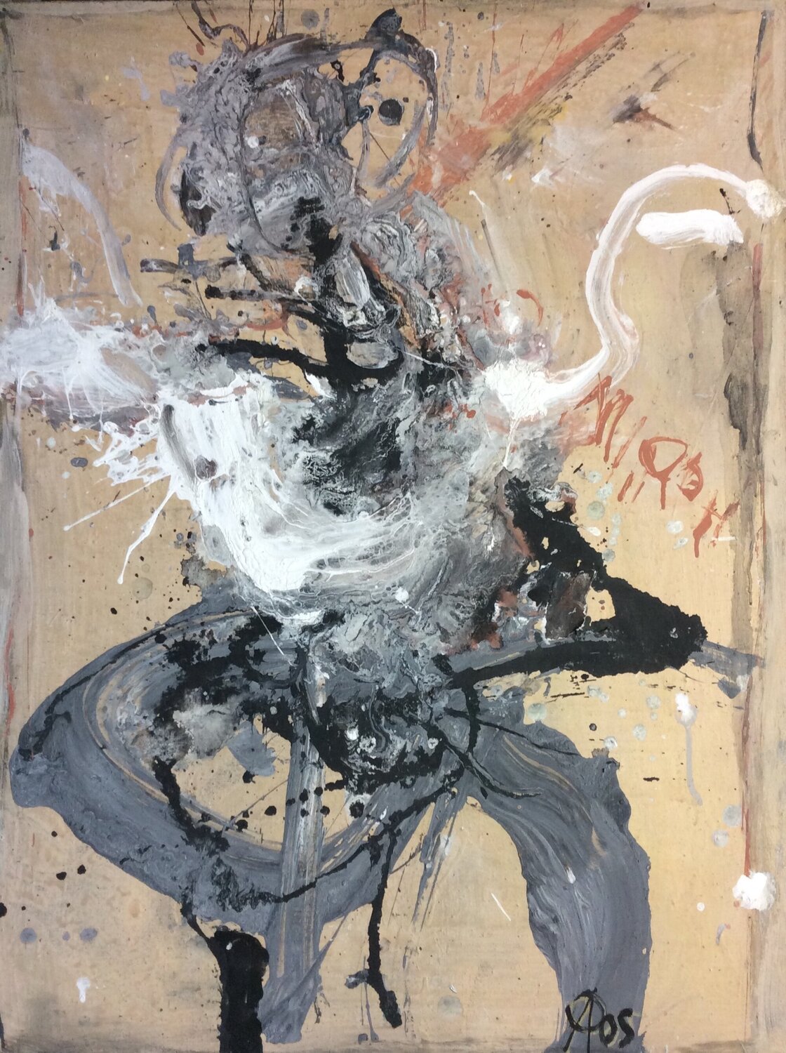 Man with goose Aliaksandr Falei Original painting for sale