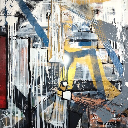 Buildings by Florian Tillack, Painting for Sale on Select