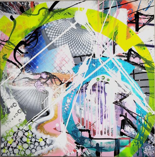 FLASHING LIGHTS by Florian Tillack, Painting for Sale on Select