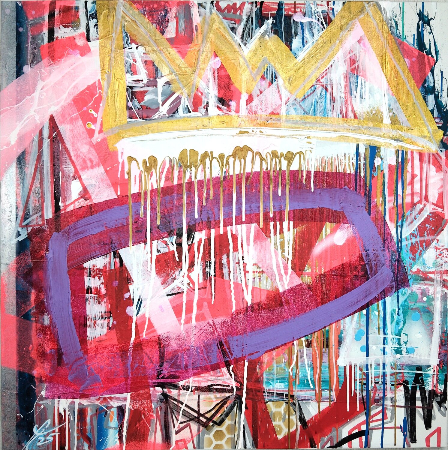 CROWN Florian Tillack Original painting for sale