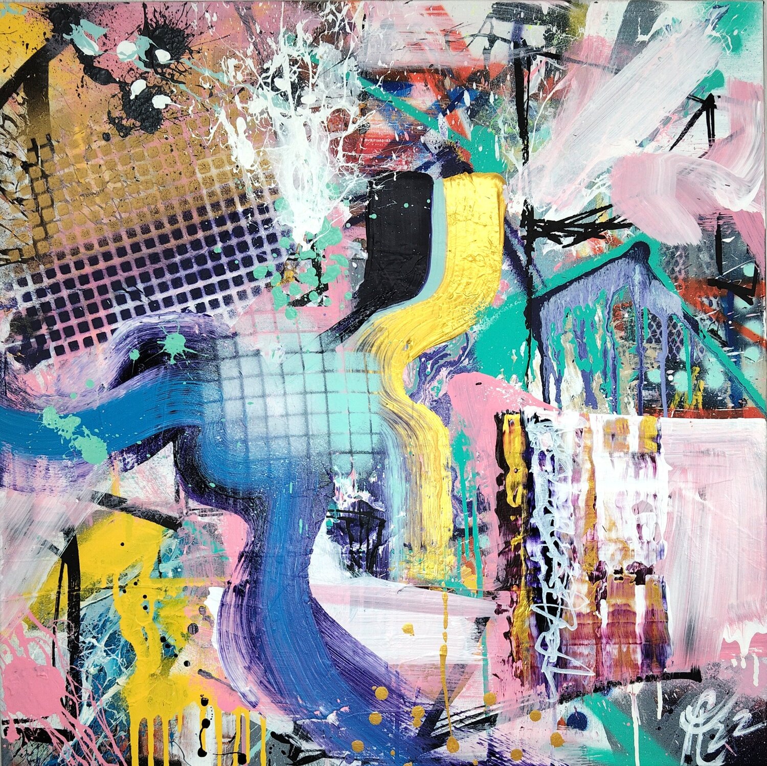 PROUD Florian Tillack Original painting for sale
