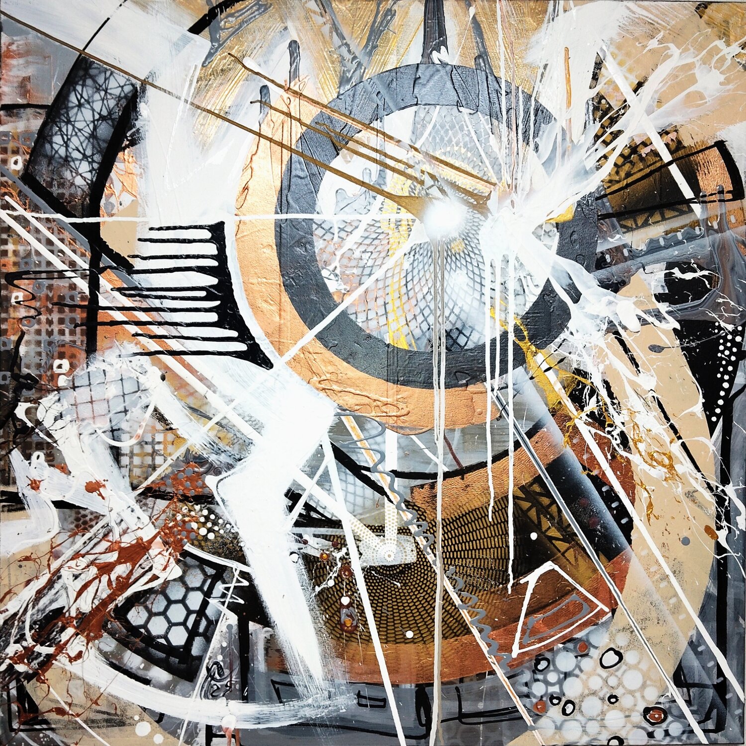 SPHERE Florian Tillack Original painting for sale