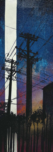 Glitter Night by ELLE ZETA, Painting for Sale on Select