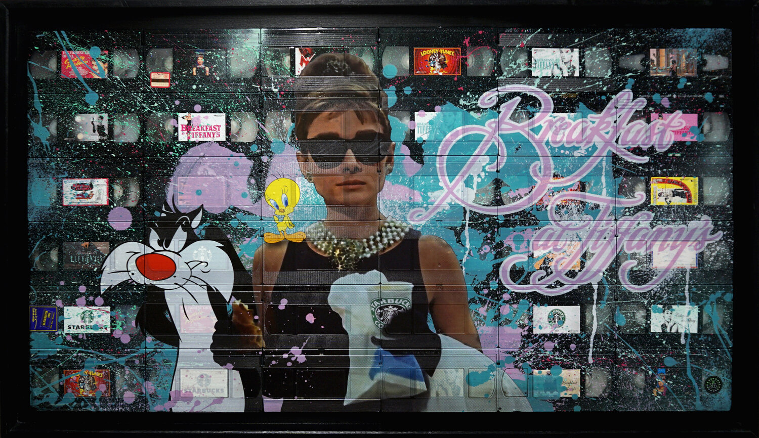 Breakfast at Tiffany's ELLE ZETA Originalgemälde zu verkaufen