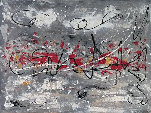 Stürmischer Tanz by Tatiana Guennewig, Painting for Sale on Select
