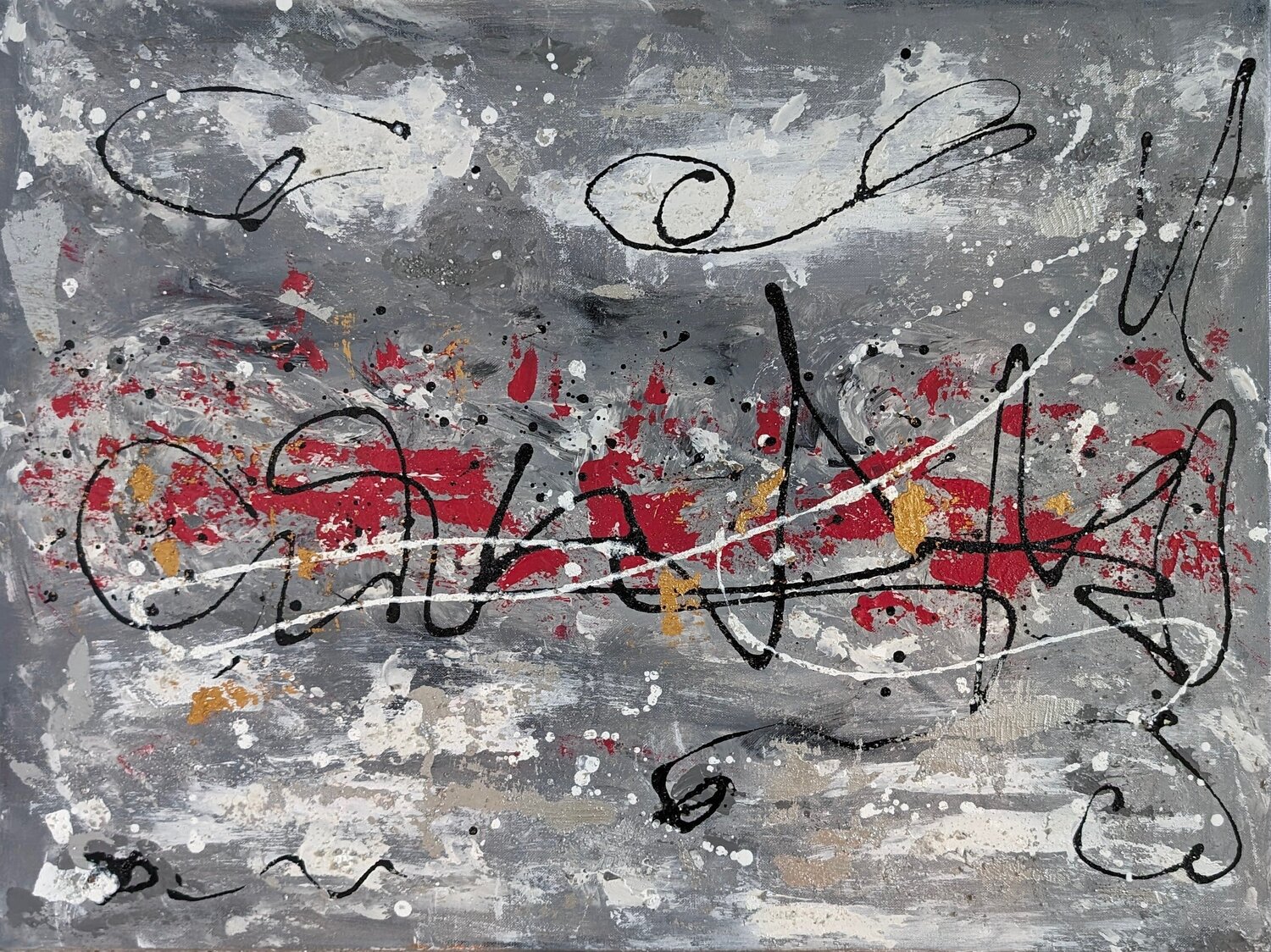 Stürmischer Tanz Tatiana Guennewig Original painting for sale