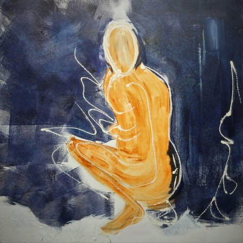Hockende Aphrodite by Andrea Finck, Painting for Sale on Select