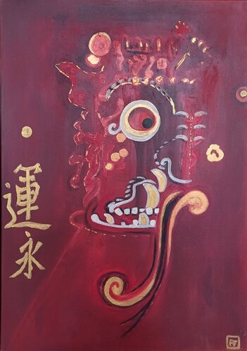 Drache des Glücks by Andrea Finck, Painting for Sale on Select