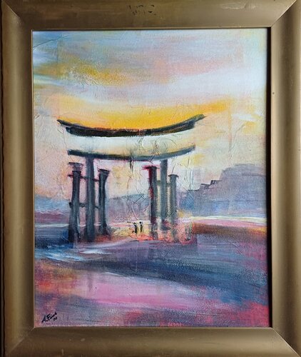 Torii by Andrea Finck, Painting for Sale on Select