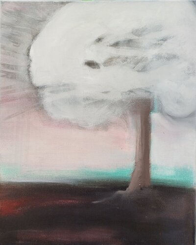 White Tree von Andrea Finck, Malerei kaufen auf Select