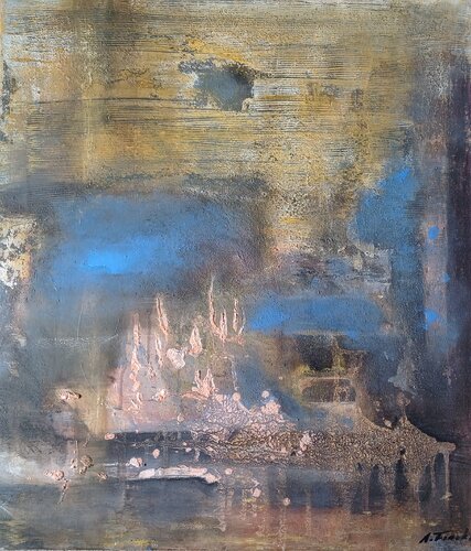 Holy things by Andrea Finck, Painting for Sale on Select