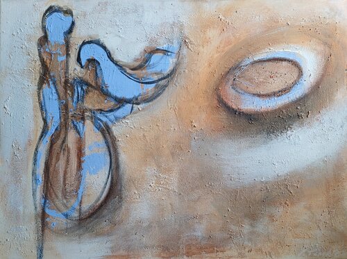 Dialog der Formen by Andrea Finck, Painting for Sale on Select
