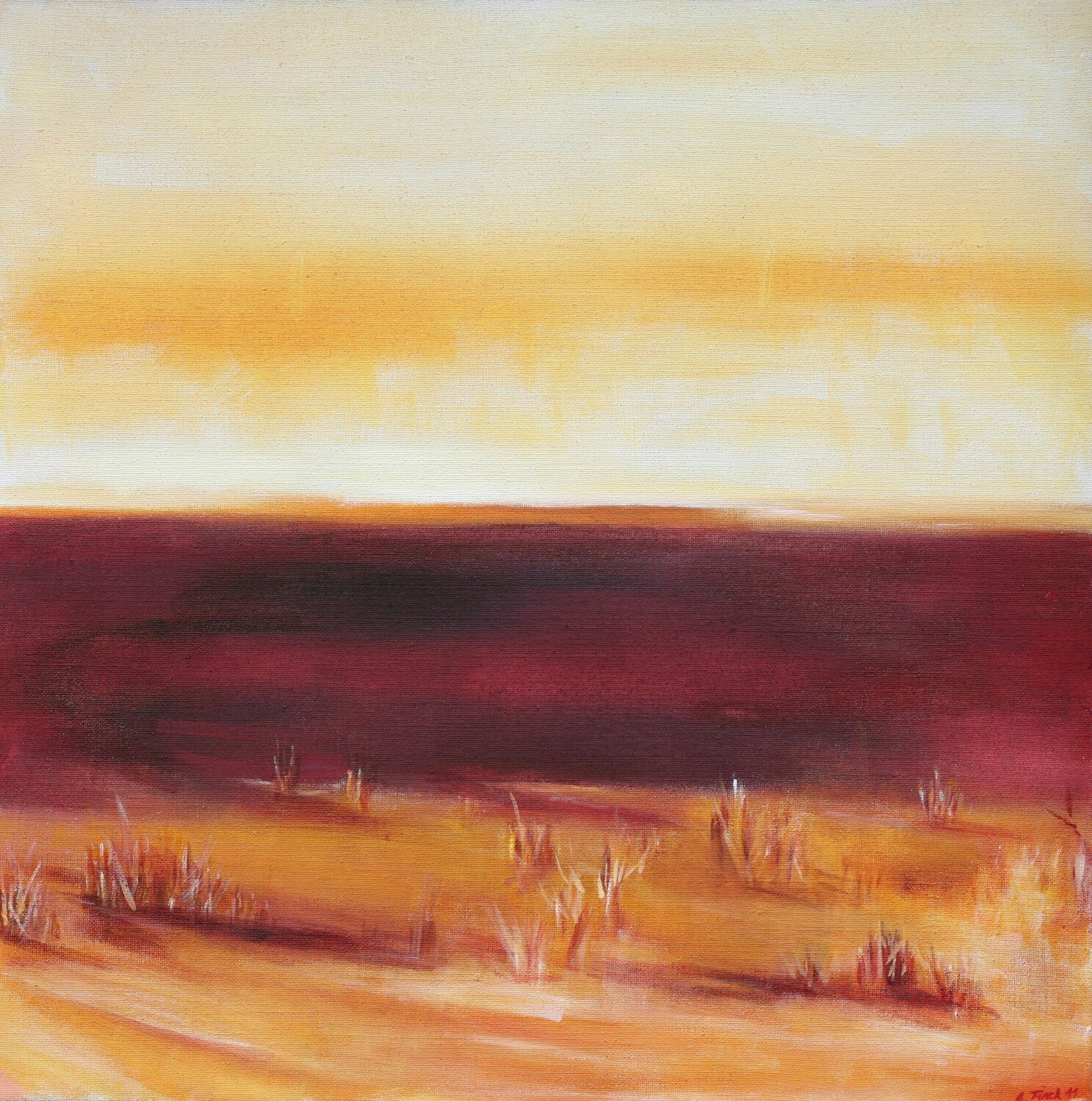 Wüstensteppe Andrea Finck Original painting for sale