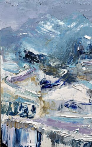 My cold mountains by Petra Marian, Painting for Sale on Select