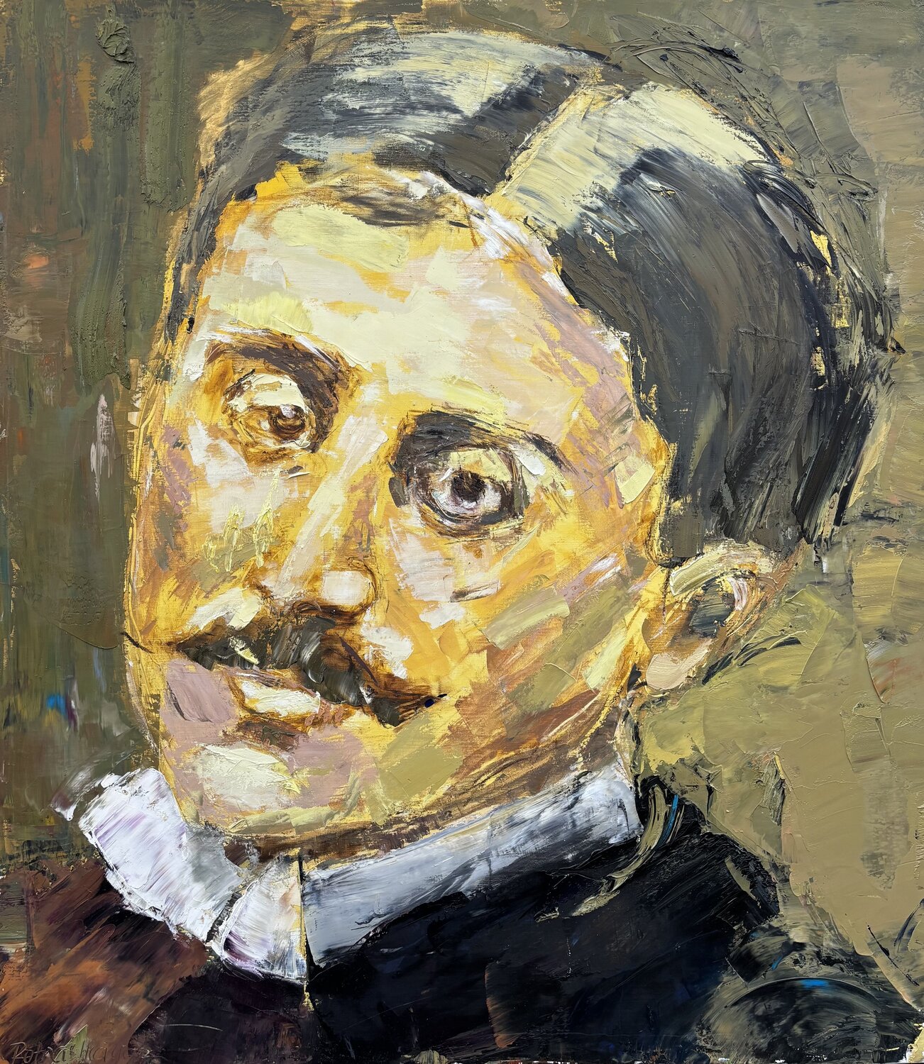 Marcel Proust Petra Marian Original painting for sale