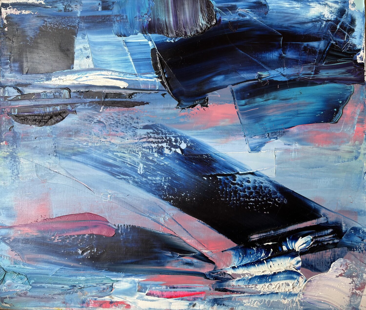 Cold River Petra Marian Original painting for sale