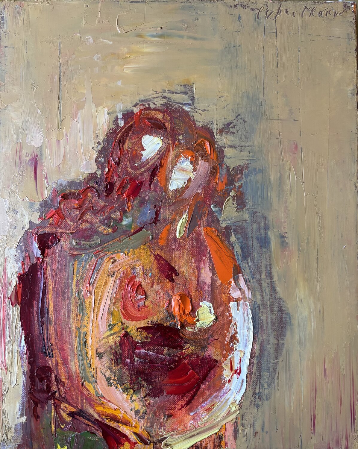 Tendresse Petra Marian Original painting for sale