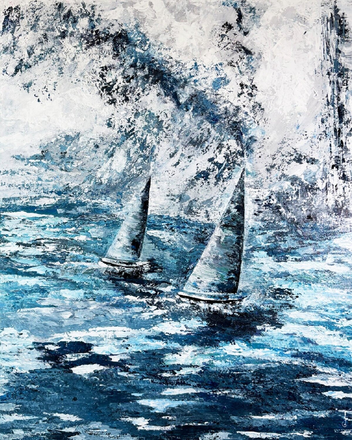 Oceanica Camillo Buccella Original painting for sale