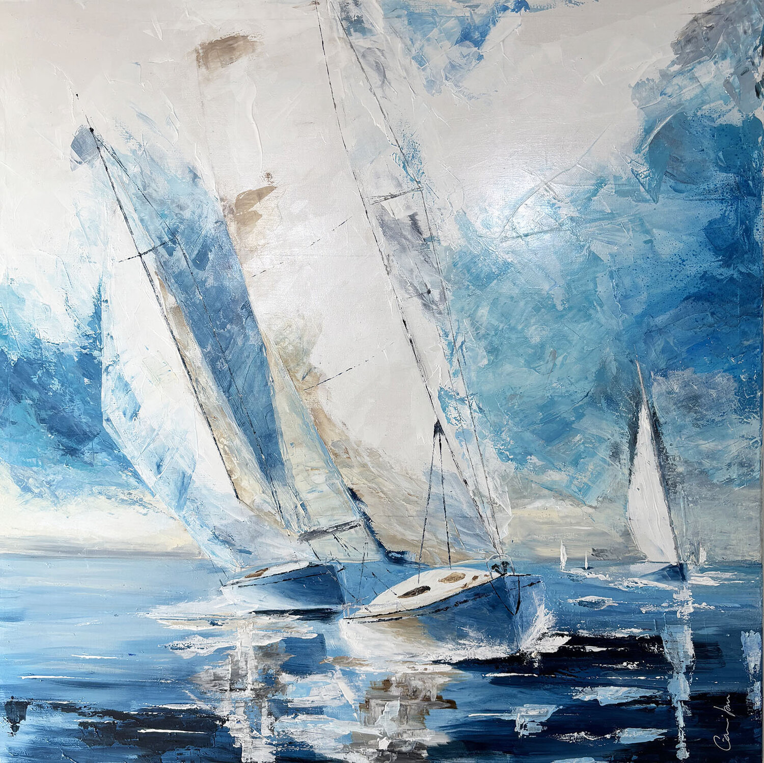 HORTA Camillo Buccella Original painting for sale