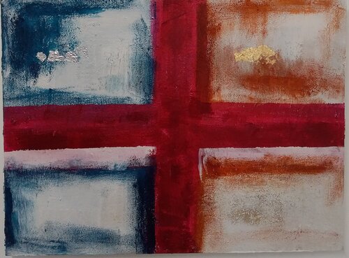 St. GEORGE's CROSS by Vincenzo Cesetti, Painting for Sale on Select