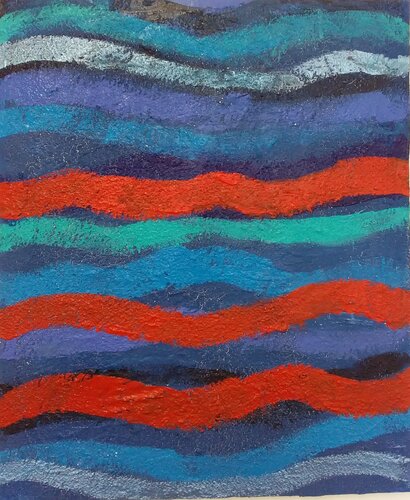 ONDA ANOMALA by Vincenzo Cesetti, Painting for Sale on Select