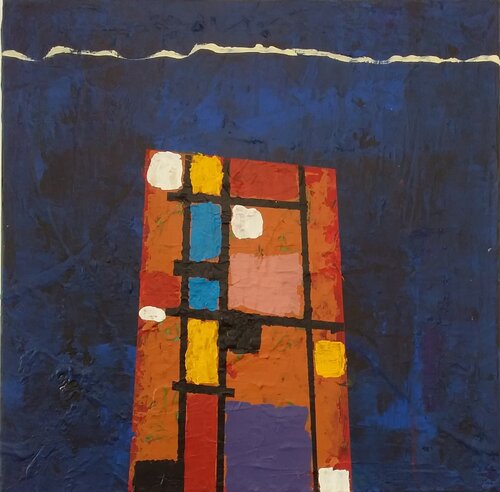 BUILDING by Vincenzo Cesetti, Painting for Sale on Select