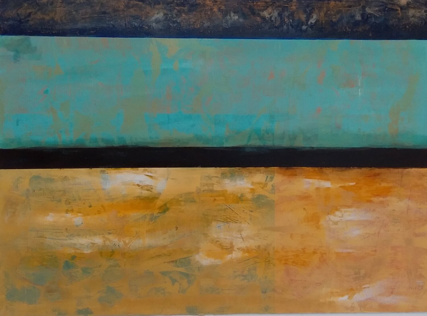 LA STRADA FRA CIELO E DESERTO Vincenzo Cesetti Original painting for sale