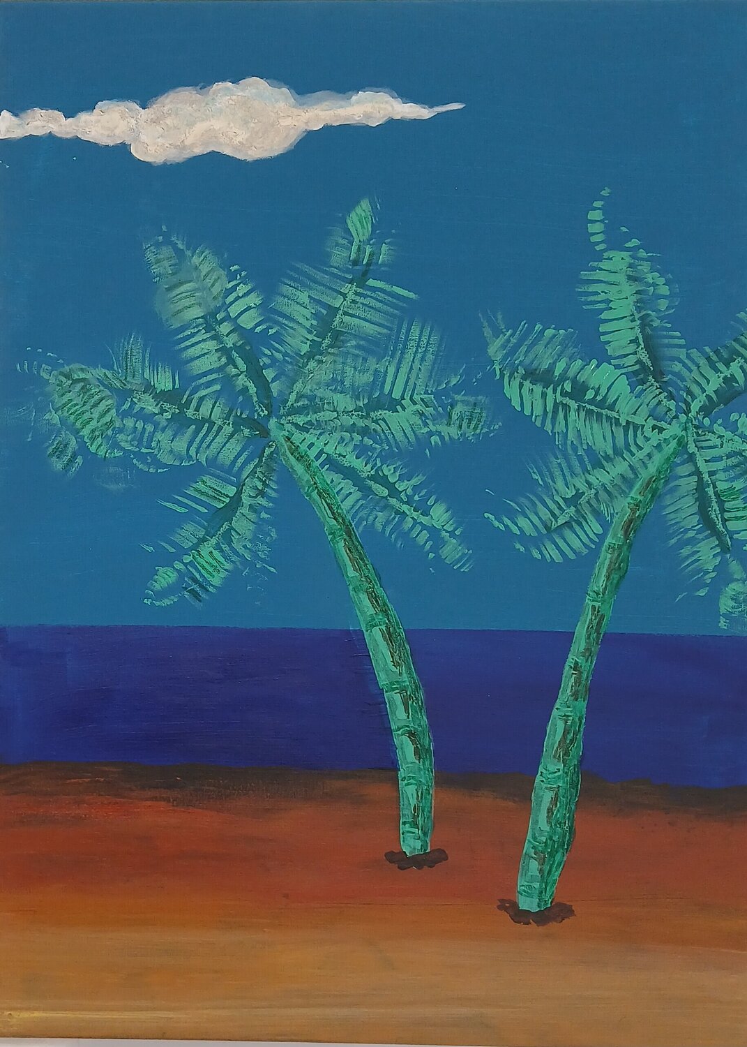 LAS PALMAS Vincenzo Cesetti Original painting for sale