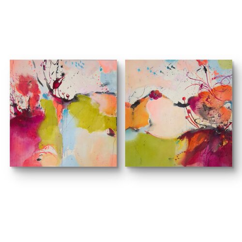 restless joy (2x40x40) by Susann Kasten-Jerke, Painting for Sale on Select