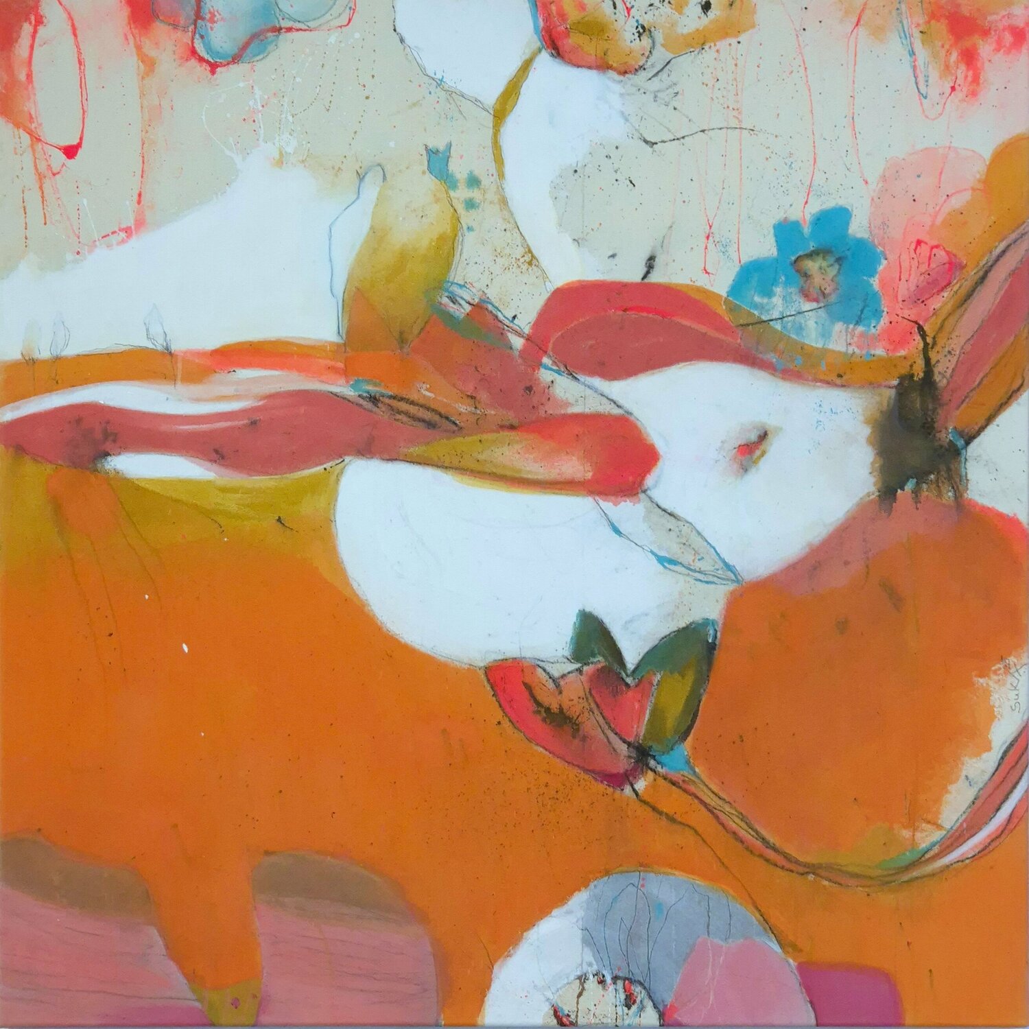 Just for a While Susann Kasten-Jerke Original painting for sale