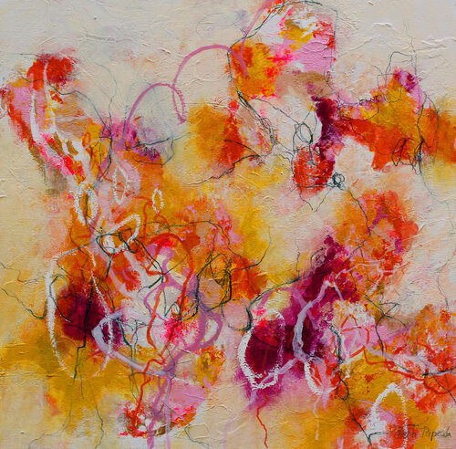 Sonnentanz I by Gerti Papesch, Painting for Sale on Select