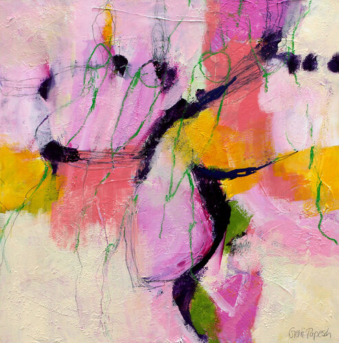 Frühlingsboten I by Gerti Papesch, Painting for Sale on Select
