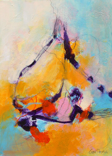 Sealife I by Gerti Papesch, Painting for Sale on Select