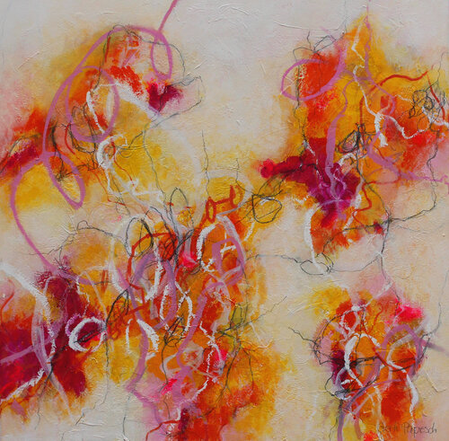 Sonnentanz II by Gerti Papesch, Painting for Sale on Select