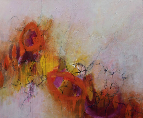 Letzte Sonnenstrahlen by Gerti Papesch, Painting for Sale on Select