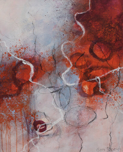 Verborgene Verbindungen by Gerti Papesch, Painting for Sale on Select