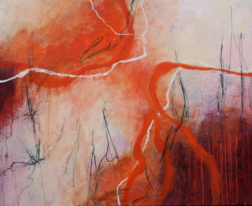 Sommergewitter I by Gerti Papesch, Painting for Sale on Select