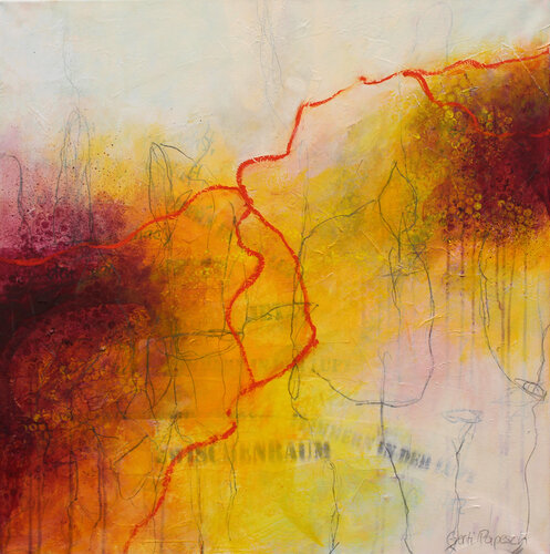 Zwischenraum by Gerti Papesch, Painting for Sale on Select
