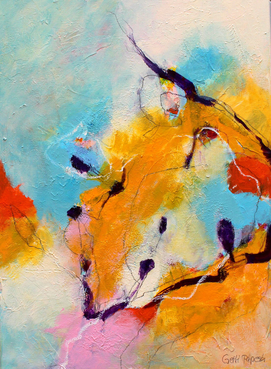 Sealife II Gerti Papesch Original painting for sale