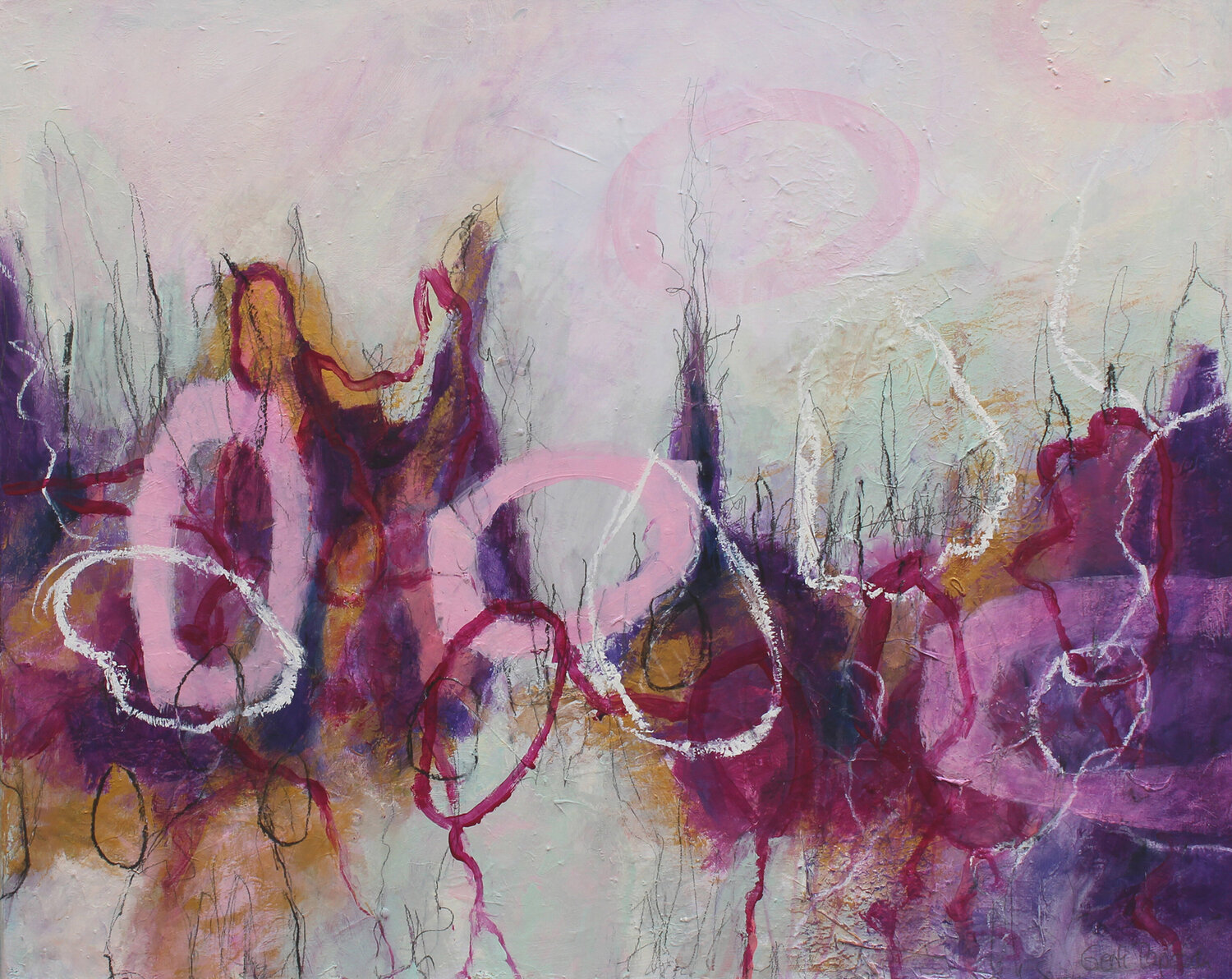 Stille am See Gerti Papesch Original painting for sale