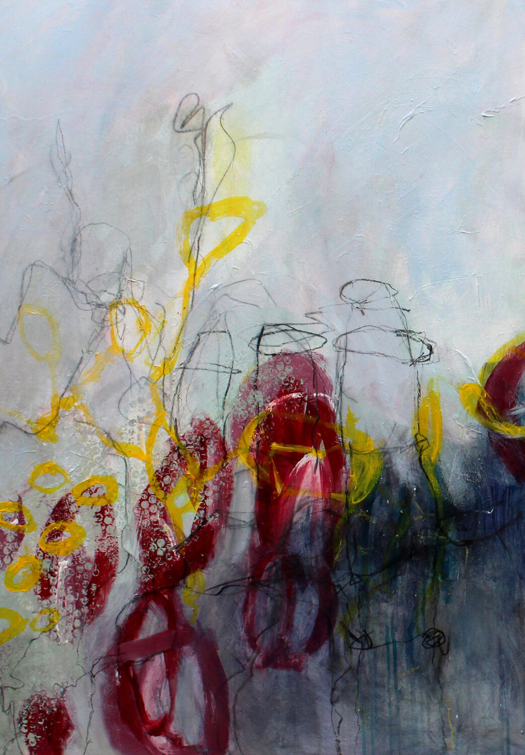Entspanntes Schwärmen I Gerti Papesch Original painting for sale