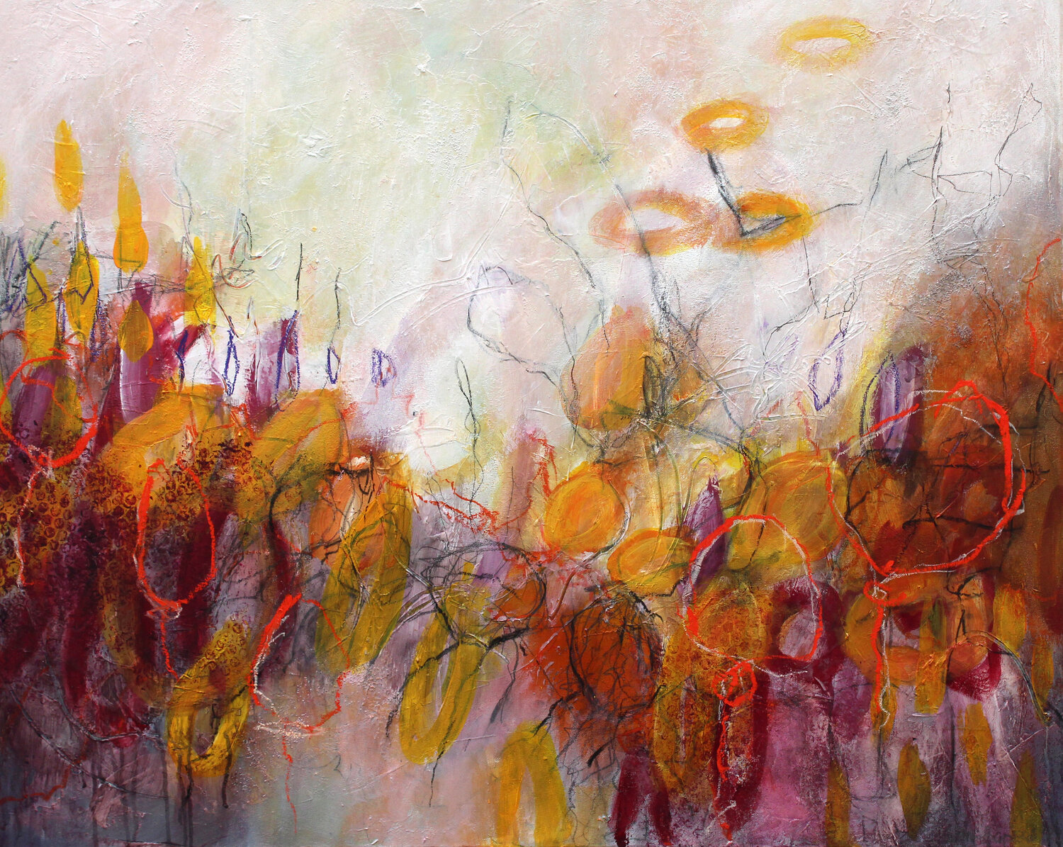 Herbstliches Rascheln Gerti Papesch Original painting for sale