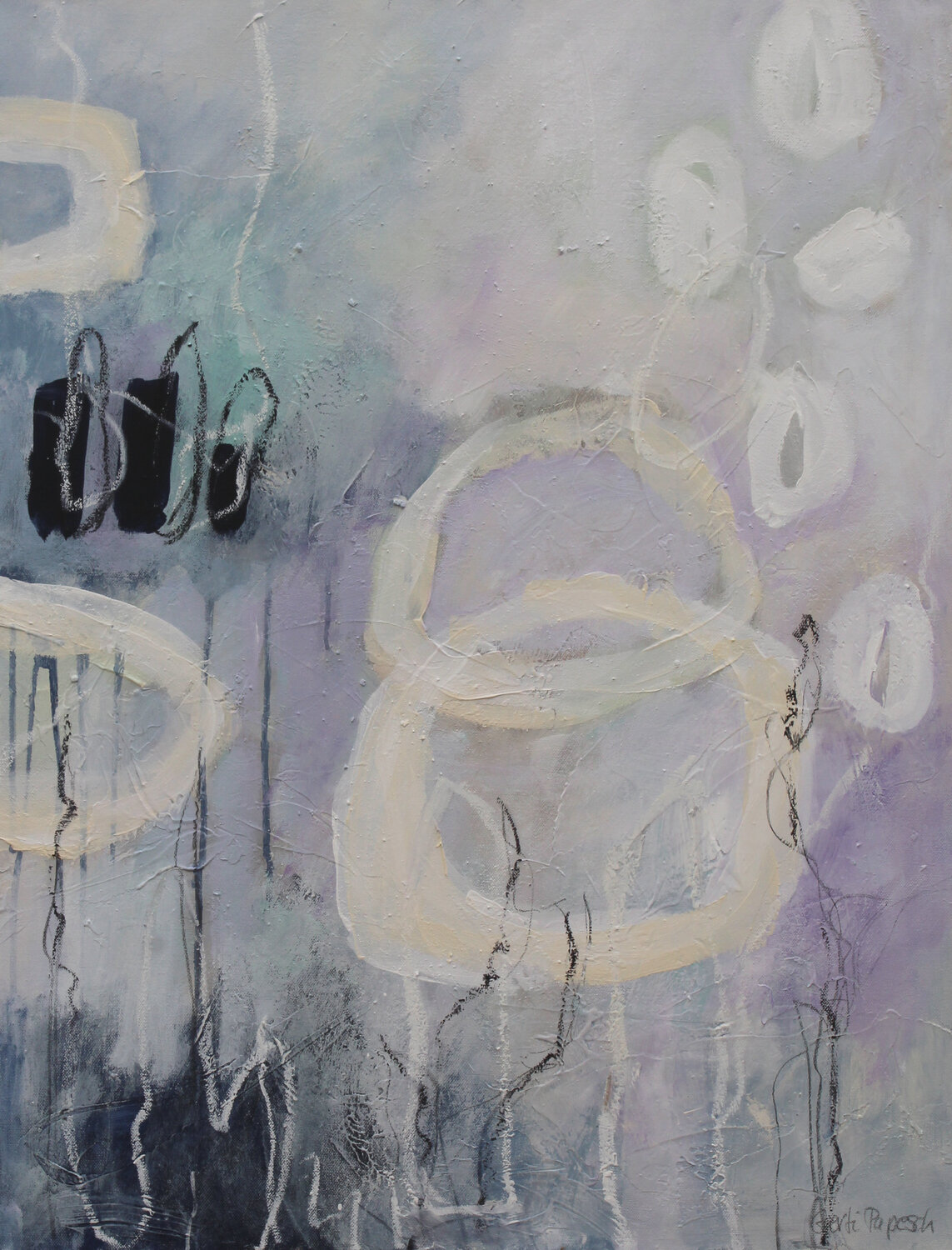 Wintermood I Gerti Papesch Original painting for sale
