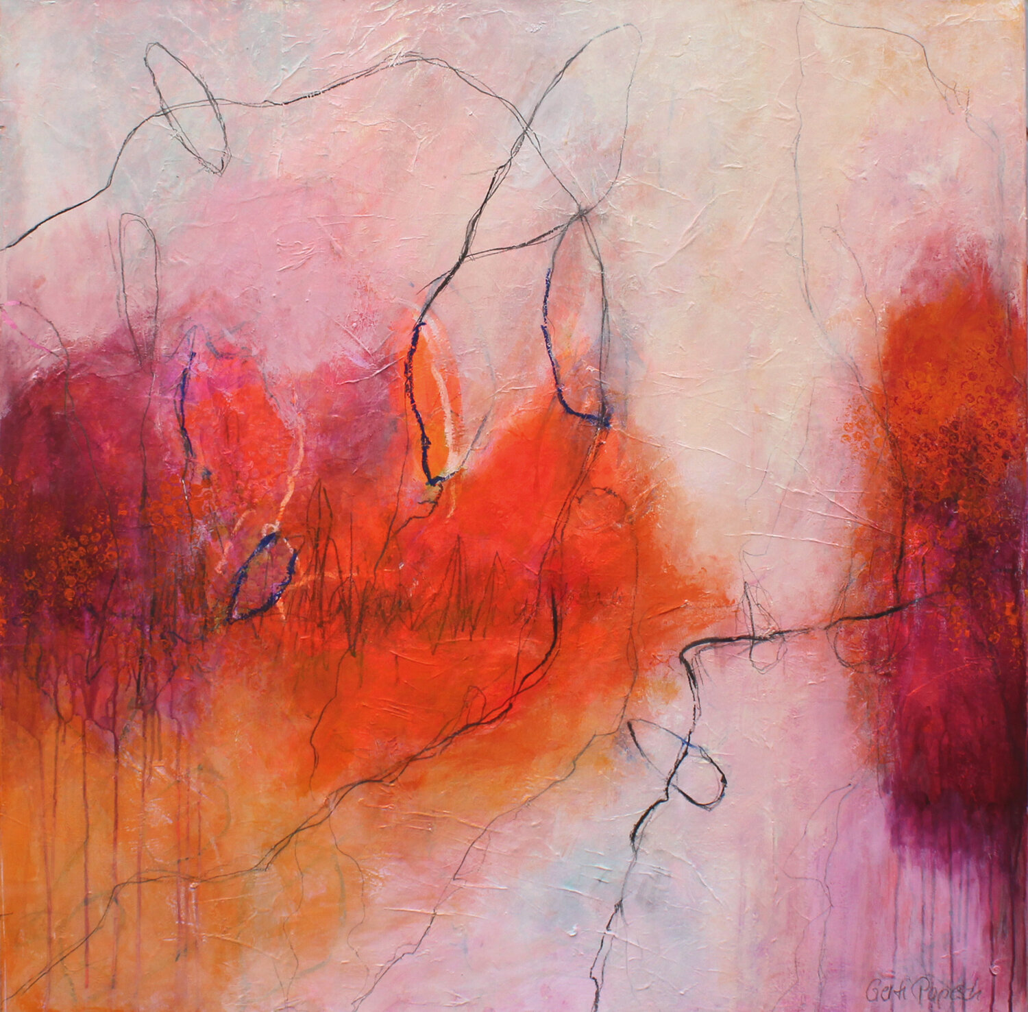 Glow Gerti Papesch Original painting for sale